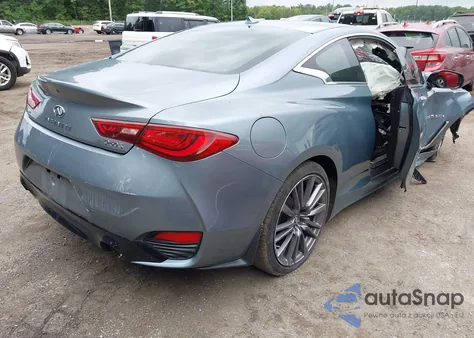 2017 Infiniti Q60 3.0T Red Sport 400 from USA, damaged, VIN JN1FV7EL6HM700572